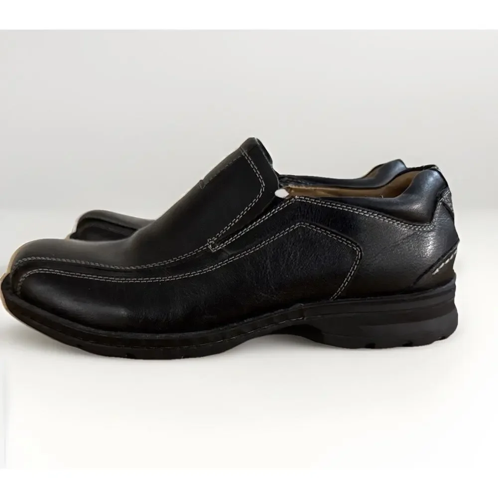 Dockers Men’s 10 Pro Style Slip on Black Loafers Business Casual Dress Shoe